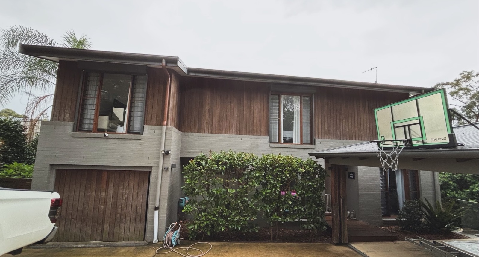 House exterior before repaint