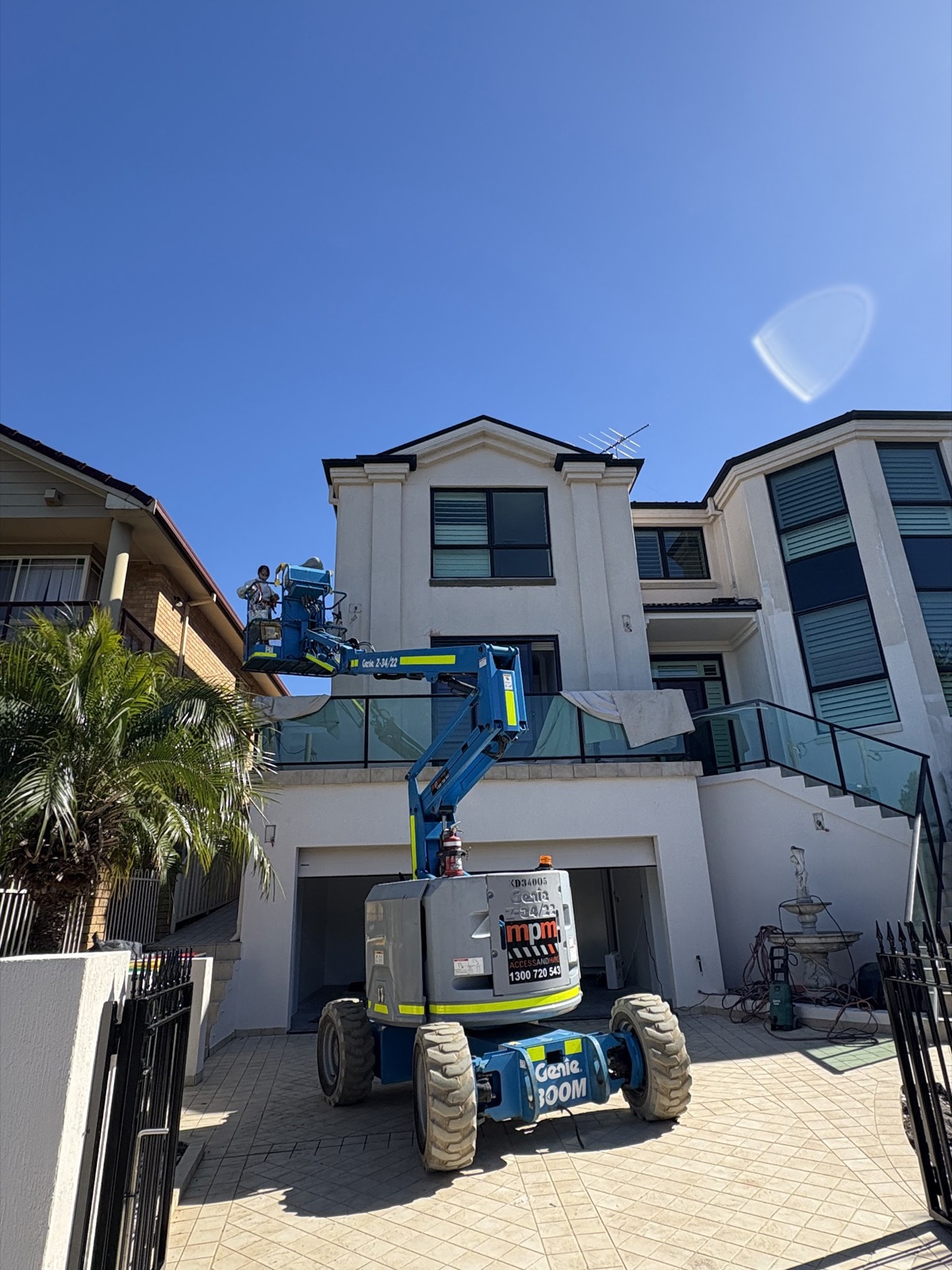 Boom lift access